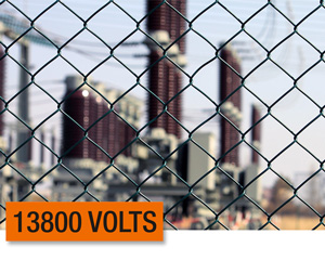 13800 Volts Label