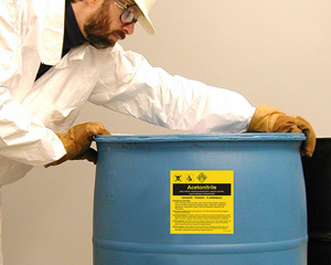 Ansi Acetonitirile Label