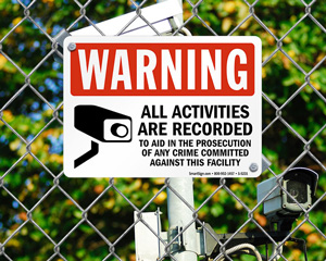Security Alert Sign