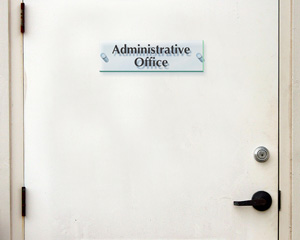 Administration Door Signs