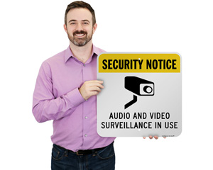 Audio Surveillance Signs