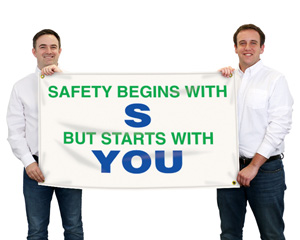 Safety First Banners
