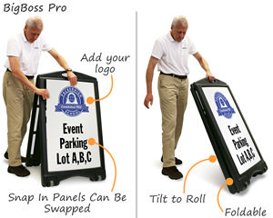 BigBoss Premium custom A-Frame template is foldable