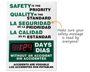 Bilingual Safety Scoreboard
