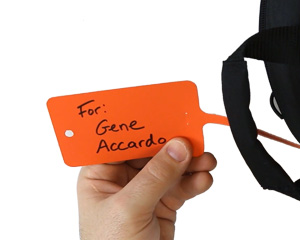Write On Biohazard Tag