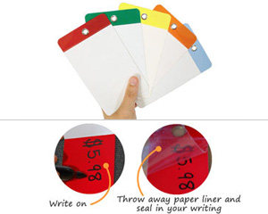 Blank Self-Laminating Tags