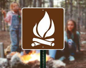 Campground Camfire Sign