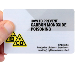 Caution Carbon Monoxide Safety Signs