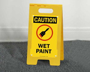 Caution Custom Floor Sign