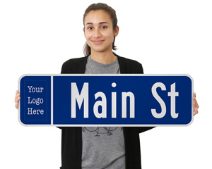 Custom Main Street Label