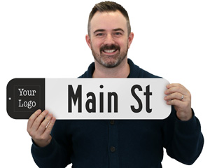Custom Main Street Signs With Logo