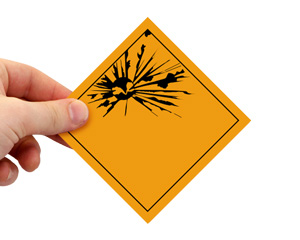Blank Hazmat Shipping Labels