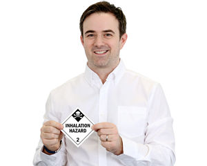 Class 2 Inhalation Hazard Placard