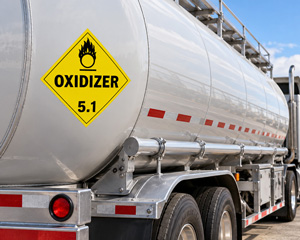 Class 5 Oxidizer Placards