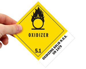 Class 5 Oxidizer Notice