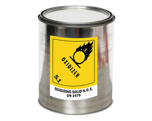 Class 5 Oxidizer Tag