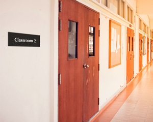 classroom sign