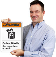 Co2 Cylinder Sign