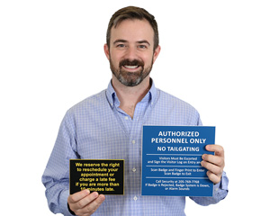 Common Engraved Signs (4 Inch to 8 Inch high)