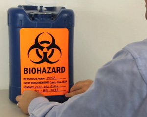 Contaminated Biohazard Signs
