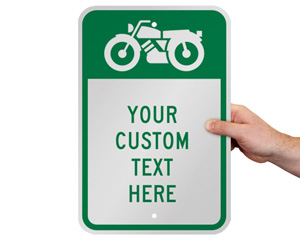 Custom Motor Bike Sign