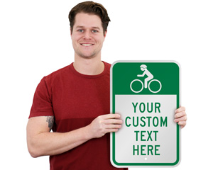 Custom Bicycle Sign