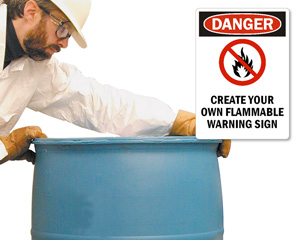 Custom OSHA Danger Sign