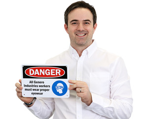 Custom Danger Signs