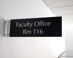 Custom Engraved Corridor Signs