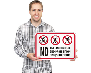 Prohibition Sign