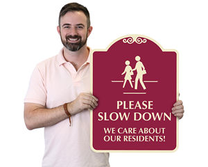 Custom Pedestrian Designer Signs