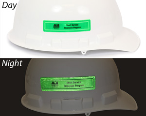 Custom Reflective Hard Hat Sticker