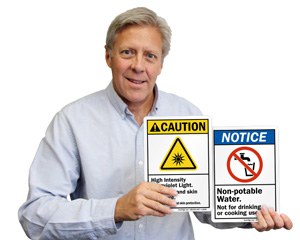 Custom safety signs