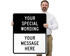 Customized Split Signs Template