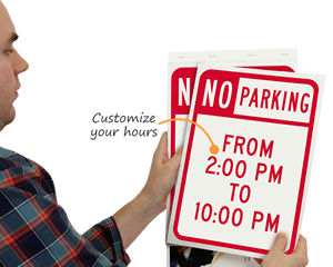 Easy to tear out signs from handy SignBook