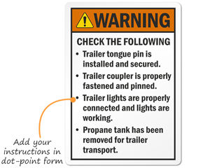 Customazid Warning Labels