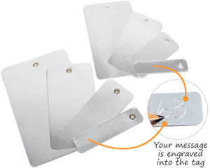 Aluminum Tags | Dead-Soft Metal Tags
