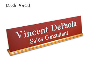 Desk Easel Nameplates