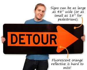 Detour Signs