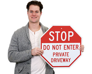 Do Not Enter Stop Sign