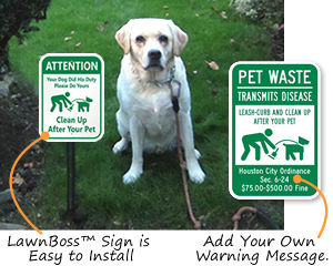 Dog Poop Signs