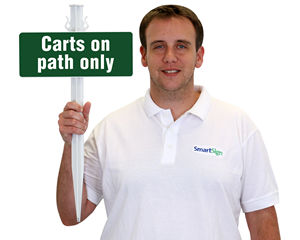 Easystake Golf Course Sign