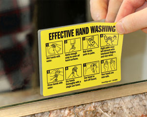 Effective Hand Washing Hand Hygiene Sign