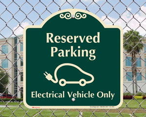 Reserved Parking Sign