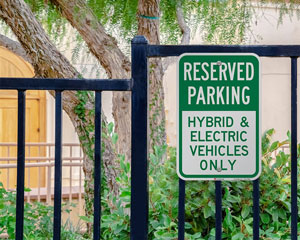Reserved Parking Hybrid Sign