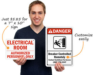 Electrical Warning Signs