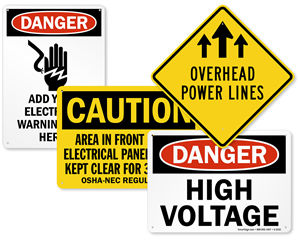 Electrical Safety Signs