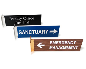 Engraved Corridor Signs