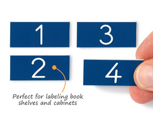 Engraved number plates