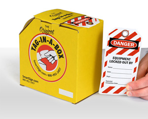 Tag In A Box Equipment Tag